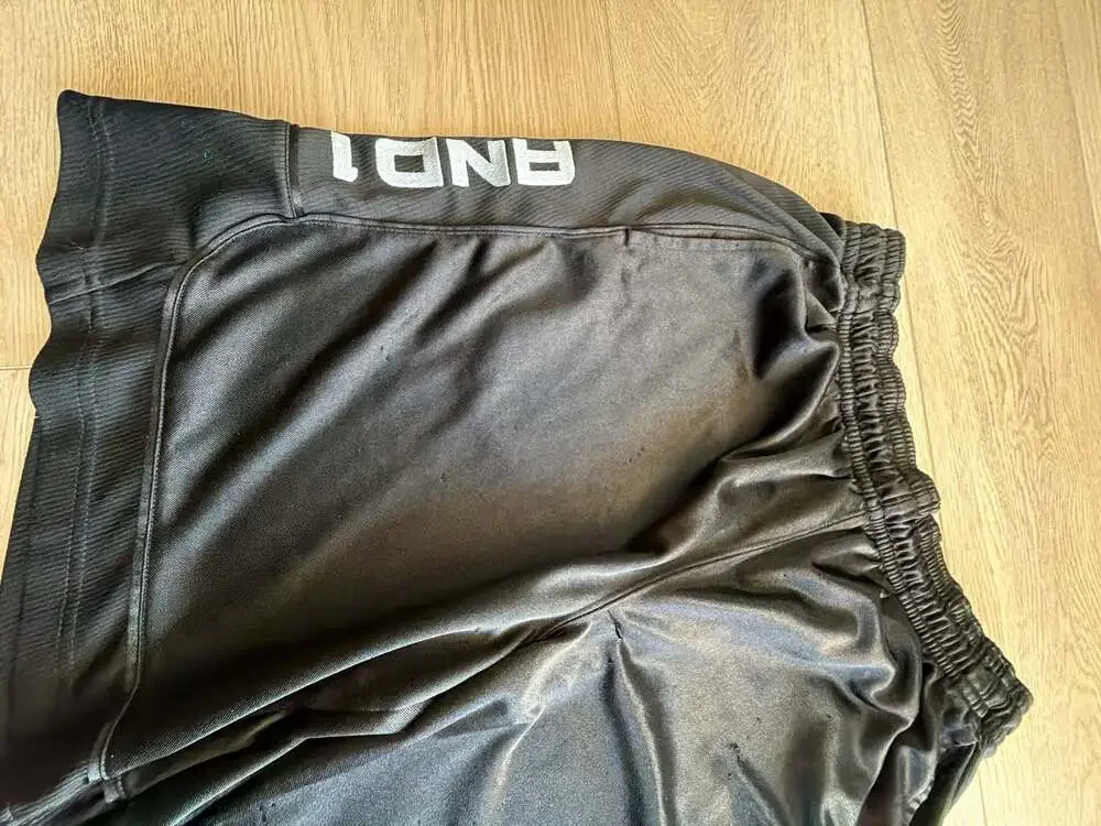 AND1 Men's Core All Court Basketball Gym Shorts Black Size Large